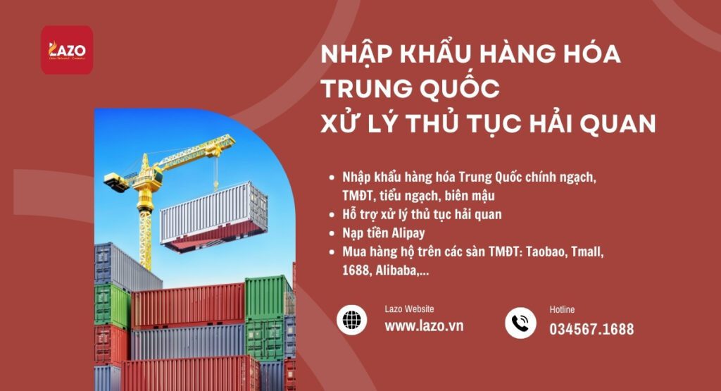 Lazo Logistics nhập hàng Trung Quốc