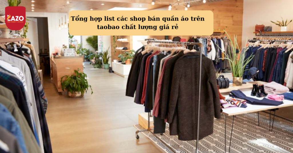 Các shop bán quần áo trên taobao