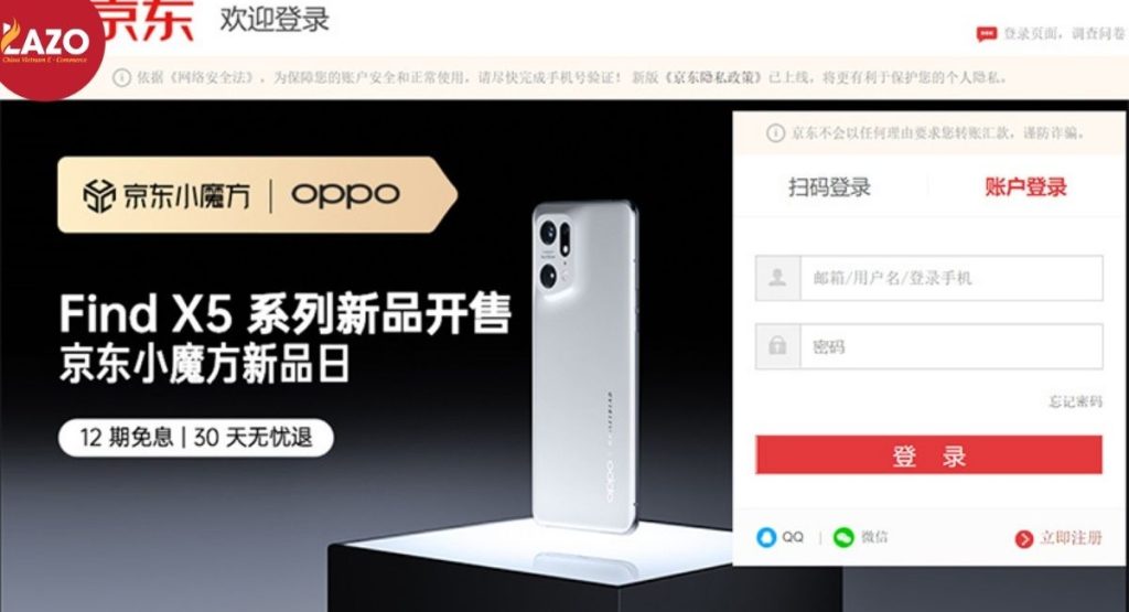Hướng dẫn mua hàng JingDong