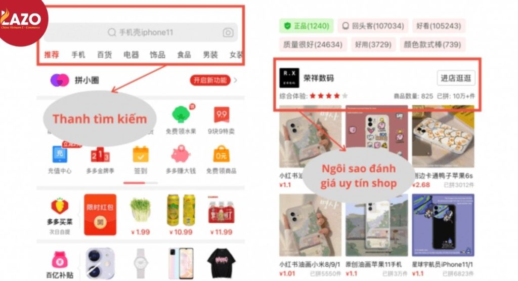 Nhập hàng giá sỉ trên Pinduoduo